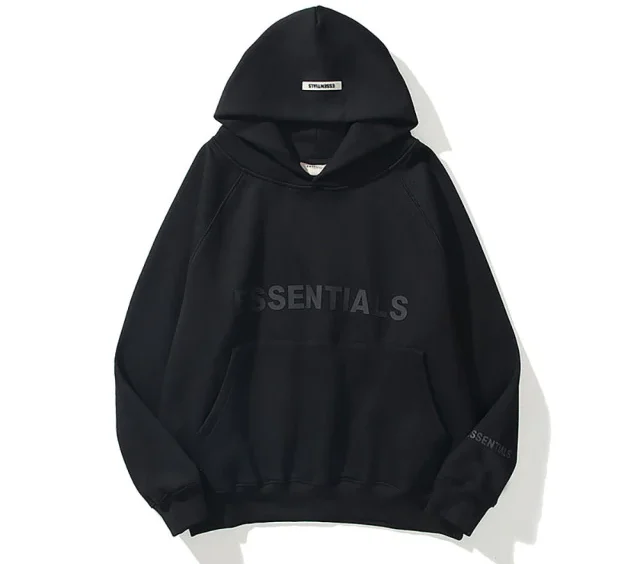 Black Essentials Hoodie A Must-Have Staple for Every Wardrobe