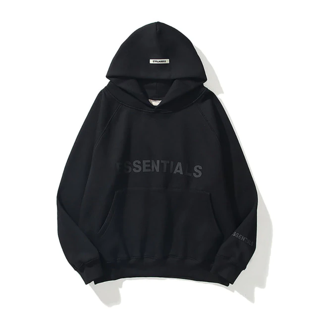 Black Essentials Hoodie A Must-Have Staple for Every Wardrobe