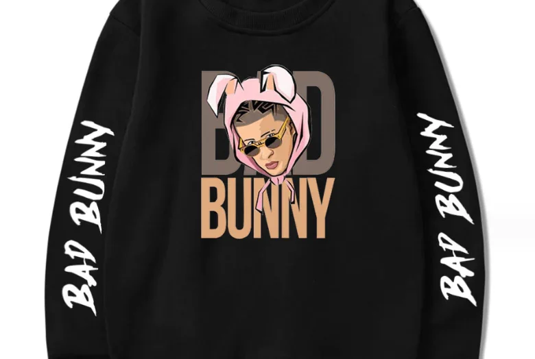 Bad Bunny Sweatshirt Transition Streetwear High Fashion