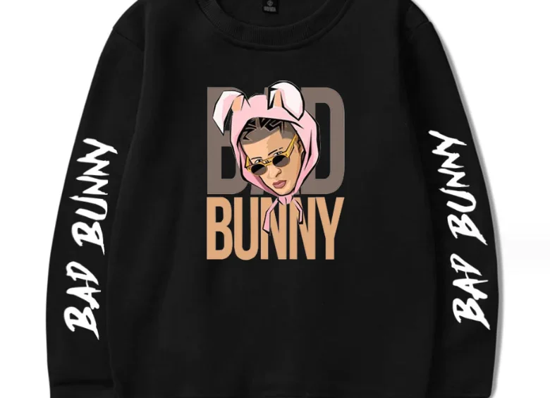 Bad Bunny Sweatshirt Transition Streetwear High Fashion
