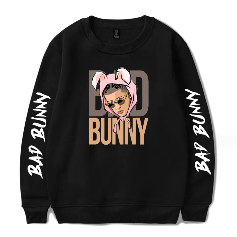 Bad Bunny Sweatshirt Transition Streetwear High Fashion